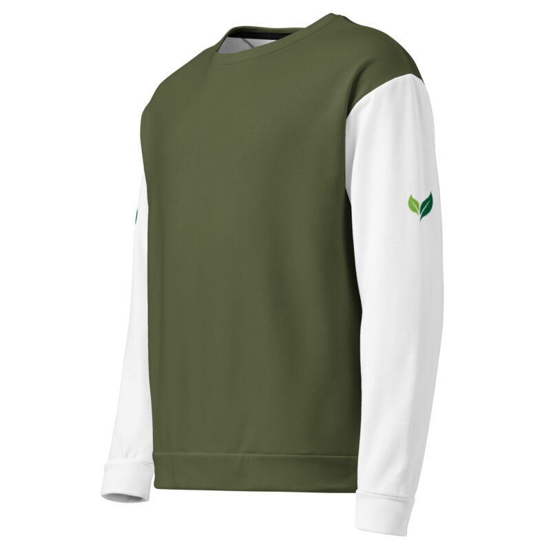 Unisex Sweatshirt GeeByEss Olive Green - Image 2