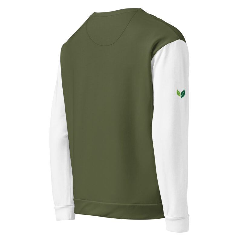 Unisex Sweatshirt GeeByEss Olive Green - Image 3