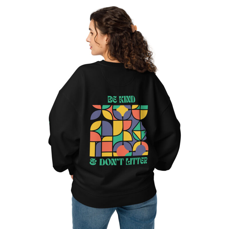 Unisex | Organic | Oversized | Sweatshirt | 6659 - Image 6