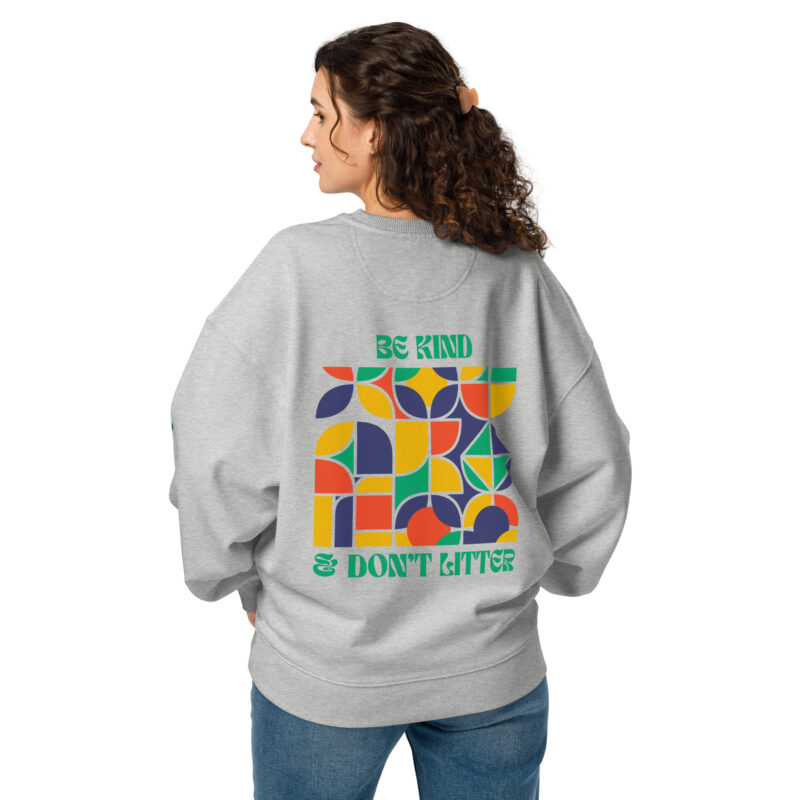 Unisex | Organic | Oversized | Sweatshirt | 6659 - Image 11