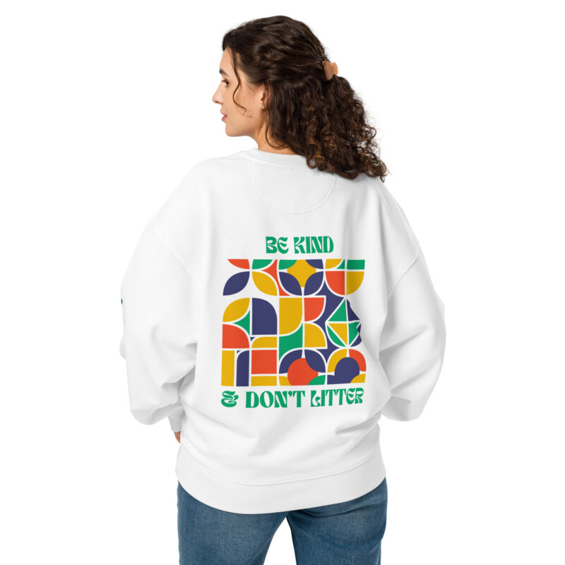 Unisex | Organic | Oversized | Sweatshirt | 6659 - Image 14