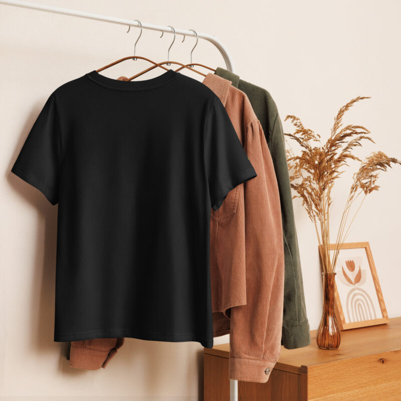 Women’s | Organic | Ribbed neck | T-shirt | 7446 - Image 8