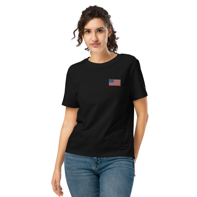 Women’s | Organic | Ribbed neck | T-shirt | 6991 - Image 2