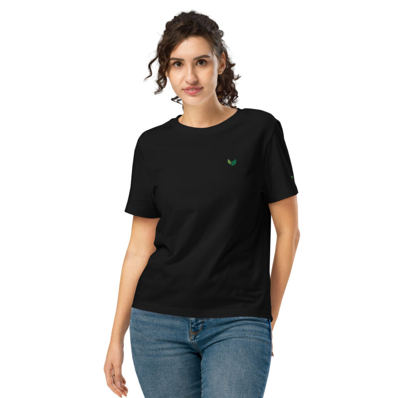 Women’s | Organic | Ribbed | Neck | T-shirt | 7515 - Image 3
