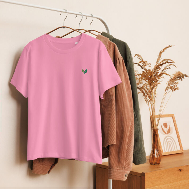 Women’s | Organic | Ribbed | Neck | T-shirt | 7515 - Image 15