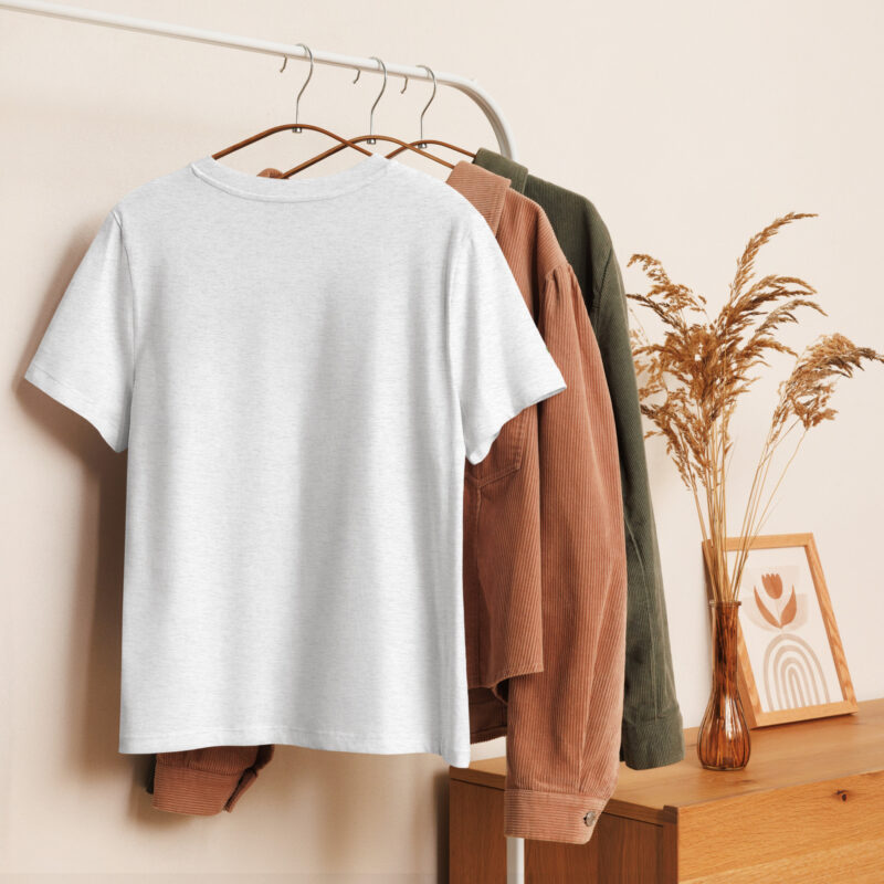 Women’s | Organic | Ribbed neck | T-shirt | 7446 - Image 22