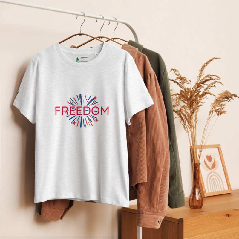 Women’s | Organic | Ribbed neck | T-shirt | 7060 - Image 19