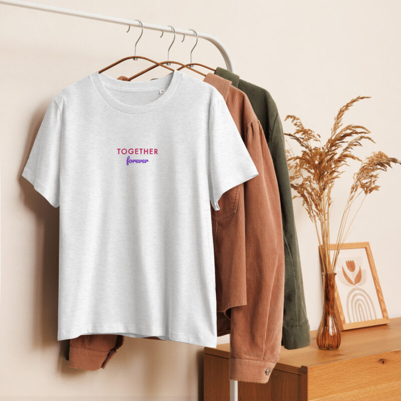 Women’s | Organic | Ribbed neck | T-shirt | 7446 - Image 21
