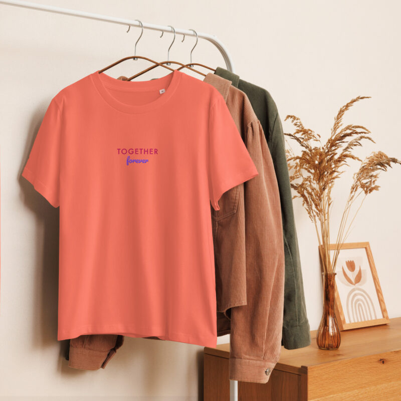 Women’s | Organic | Ribbed neck | T-shirt | 7446 - Image 13