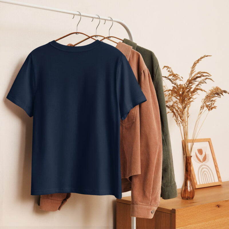 Women’s | Organic | Ribbed neck | T-shirt | 7446 - Image 10