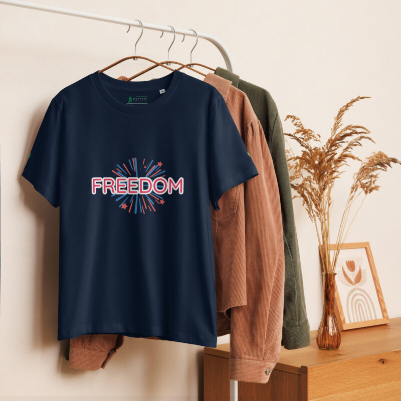 Women’s | Organic | Ribbed neck | T-shirt | 7060 - Image 8