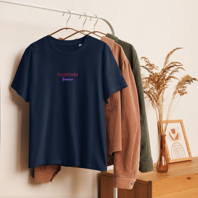 Women’s | Organic | Ribbed neck | T-shirt | 7446 - Image 9