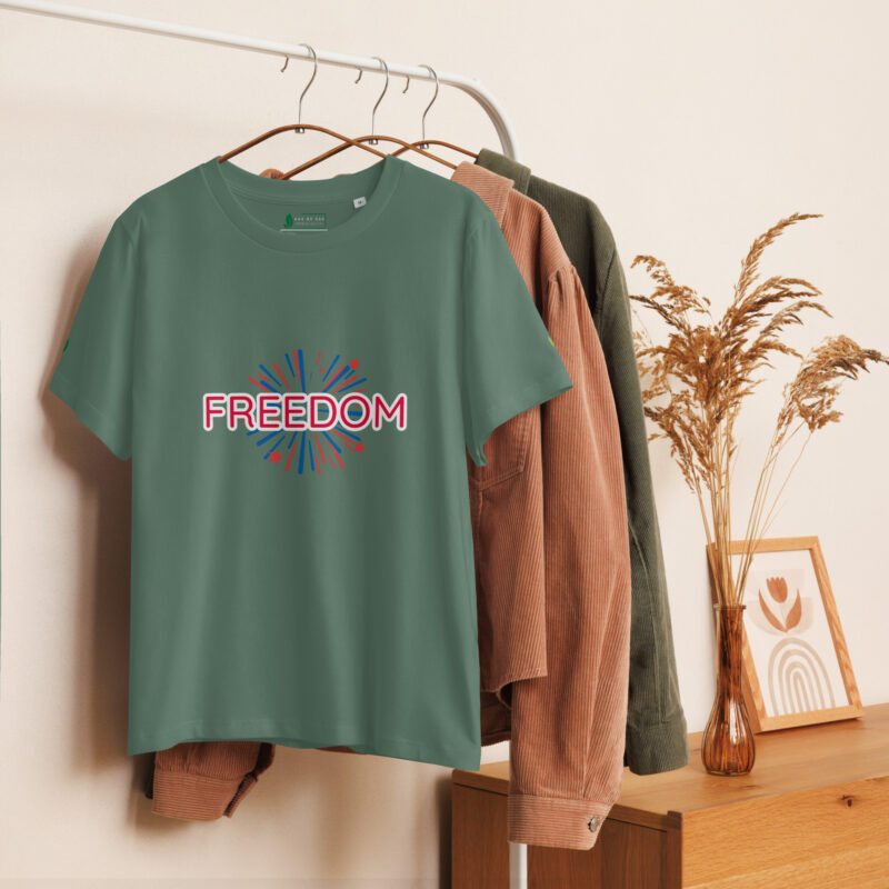 Women’s | Organic | Ribbed neck | T-shirt | 7060 - Image 10