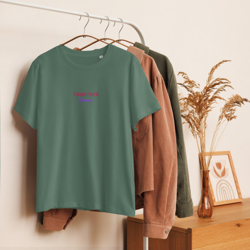 Women’s | Organic | Ribbed neck | T-shirt | 7446 - Image 11