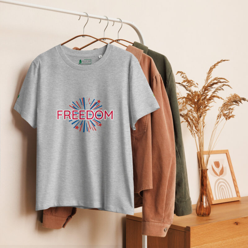 Women’s | Organic | Ribbed neck | T-shirt | 7060 - Image 17