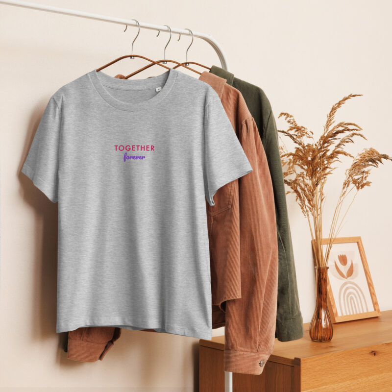 Women’s | Organic | Ribbed neck | T-shirt | 7446 - Image 19