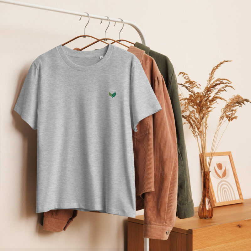 Women’s | Organic | Ribbed | Neck | T-shirt | 7515 - Image 19