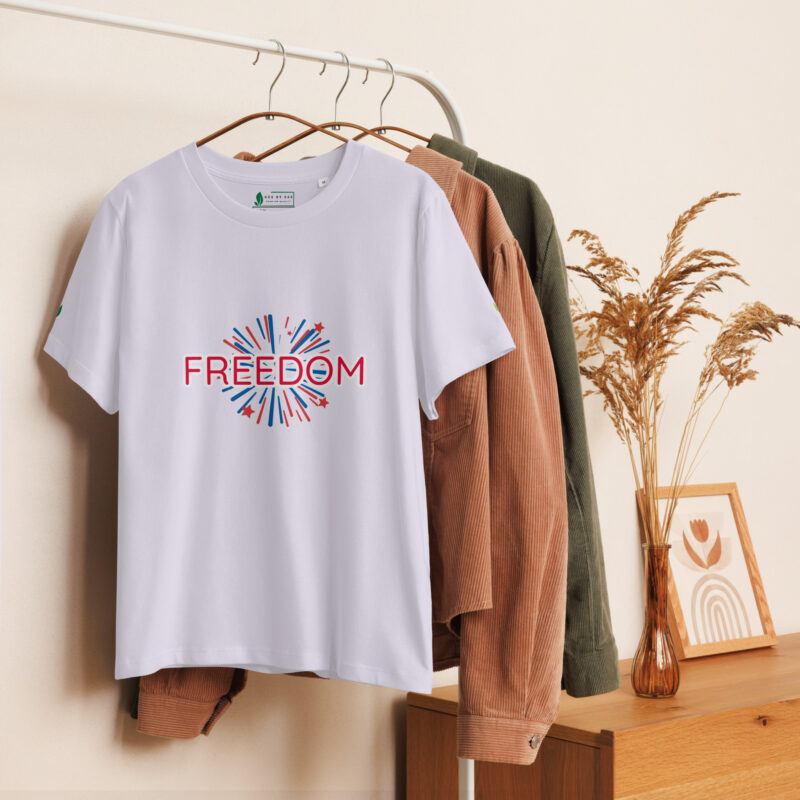 Women’s | Organic | Ribbed neck | T-shirt | 7060 - Image 15