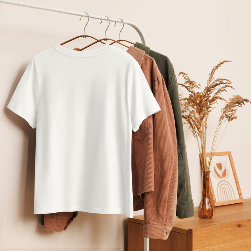 Women’s | Organic | Ribbed | Neck | T-shirt | 7515 - Image 24