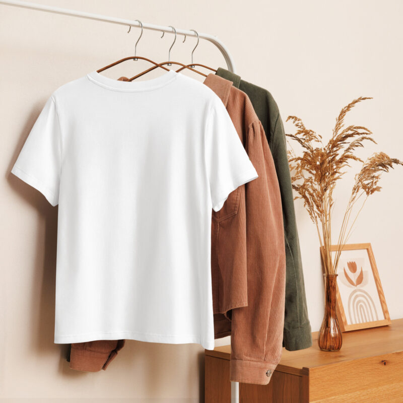 Women’s | Organic | Ribbed neck | T-shirt | 7446 - Image 26