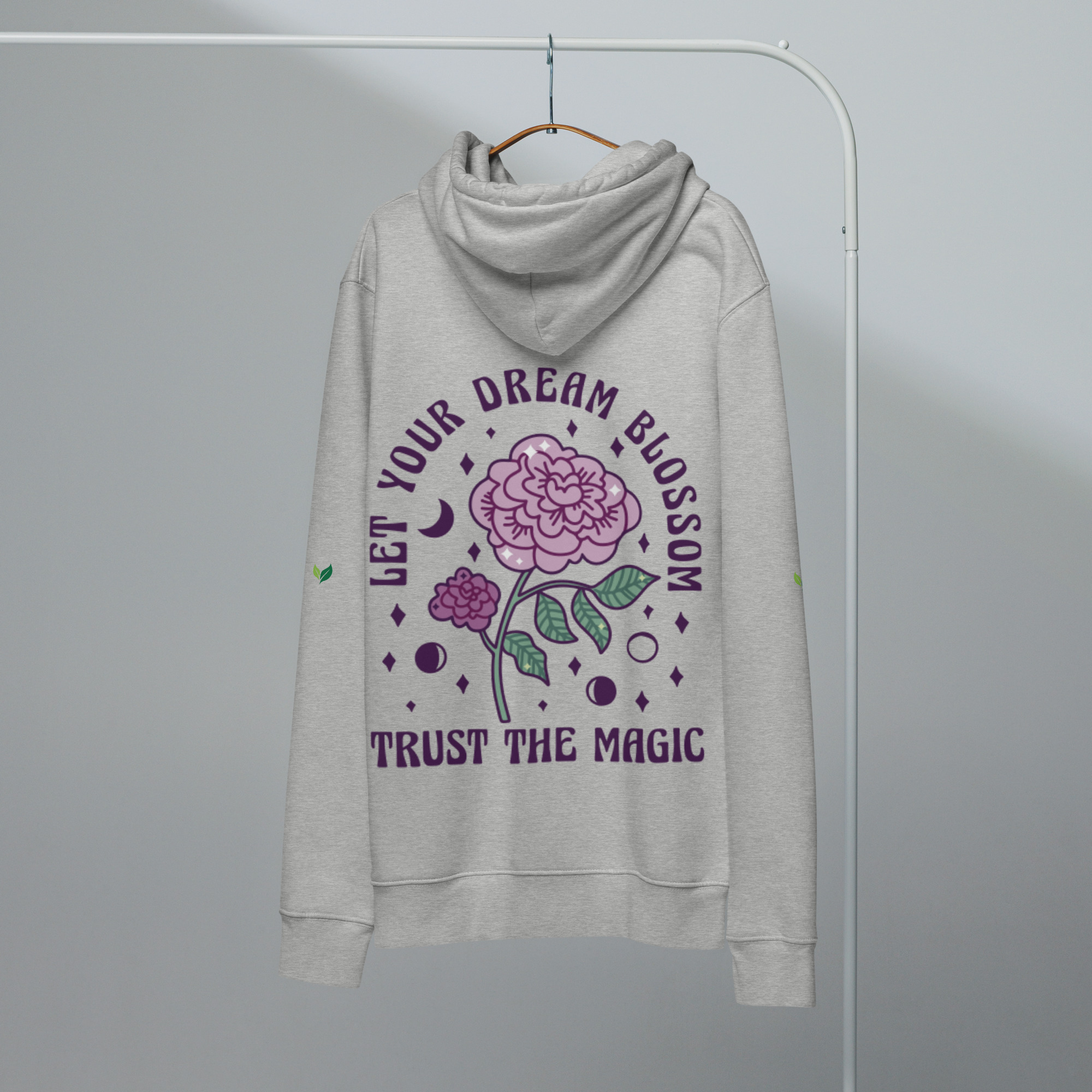 Essential Organic Cotton Hoodie – Sustainable Unisex Eco-friendly | 8463 - Image 4