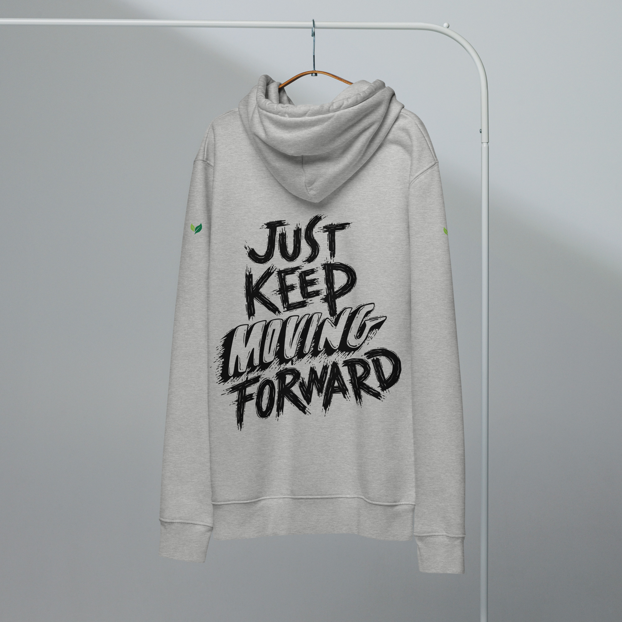 Unisex Organic Cotton Hoodie – Sustainable Essential Eco-friendly | 8528 - Image 4