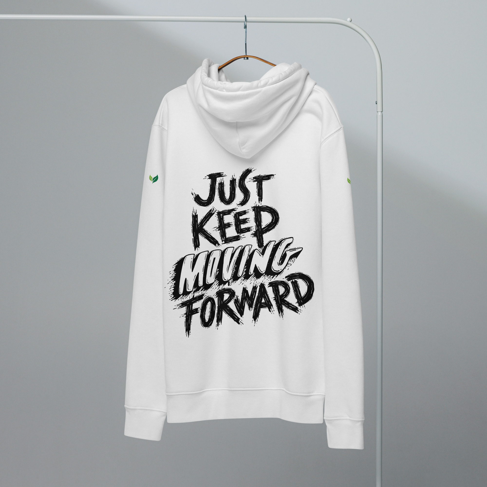 Unisex Organic Cotton Hoodie – Sustainable Essential Eco-friendly | 8528 - Image 6